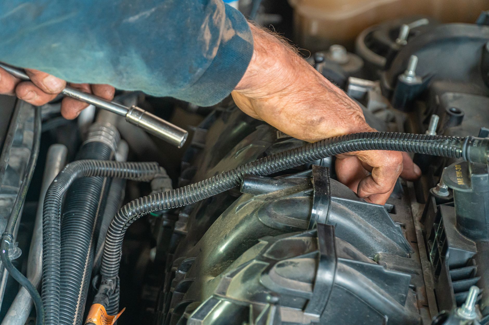 Reel by @torqueautoworks: Timing job on a high-mileage import — back to factory spec a